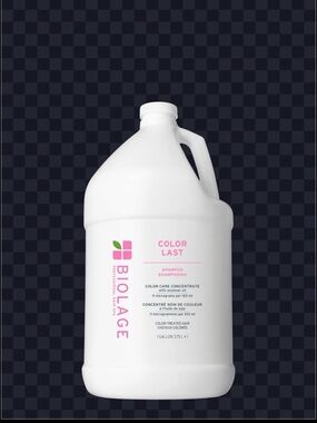 Biolage Color Last Shampoo Gallon - White with Pink Accents